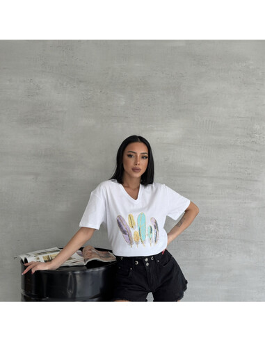 Melek Tüy Kadın T-shirt